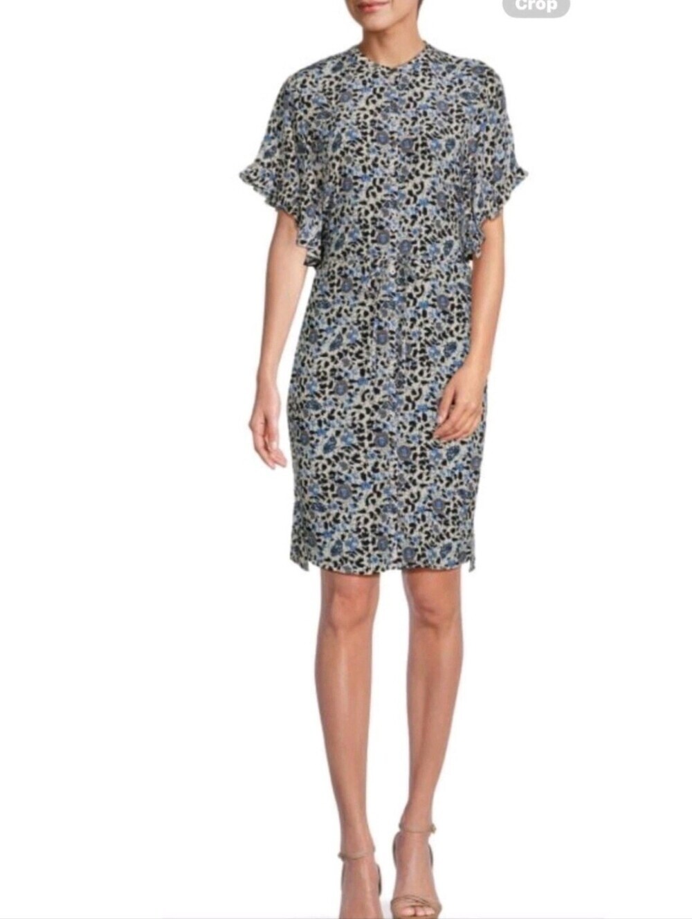 Zadig & Voltaire Women's Rafix Soft Flowers Block Sheath Dress Size XS Ret. $298